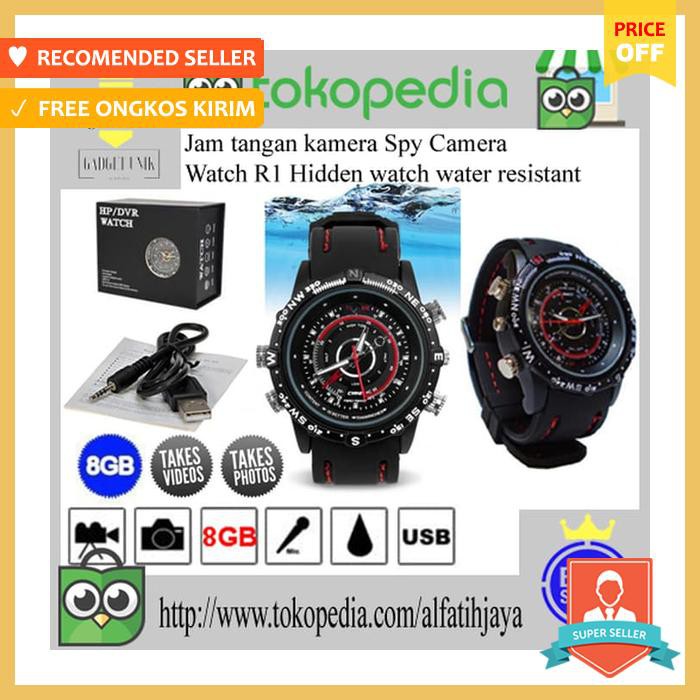 Jam Tangan Pria Cowok Kamera Keren Spy Cam Camera R1 Watch Original