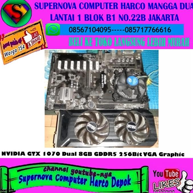 NVIDIA GTX 1070 Dual 8GB GDDR5 256Bit VGA Graphic