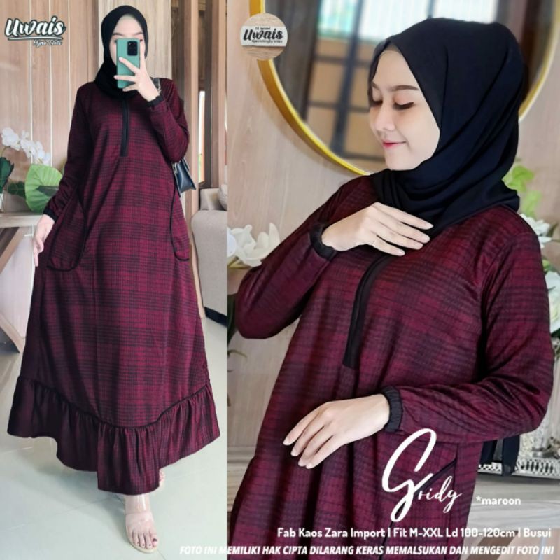 Gridy dress original by Uwais solo