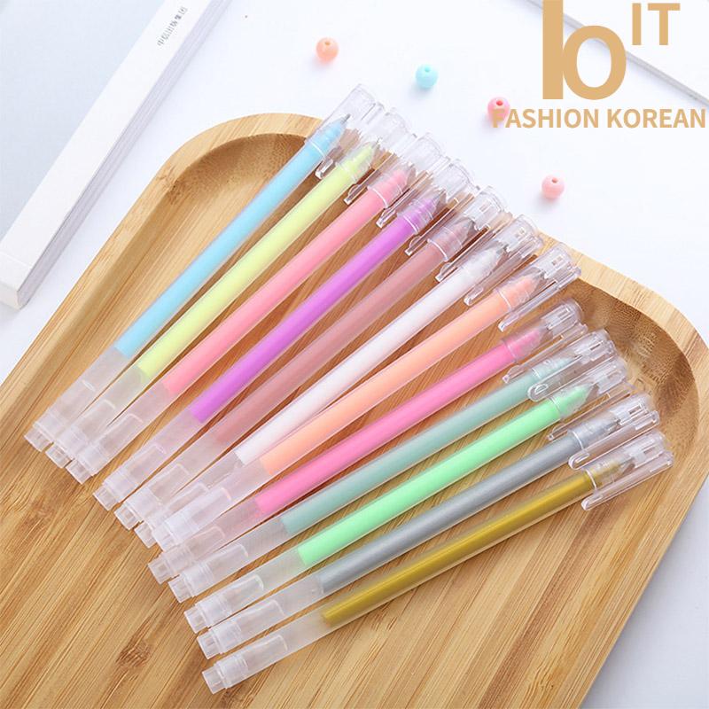 

[COD]Pulpen Gel 0.5mm Bentuk Warna Warni Untuk Pelajar-YES