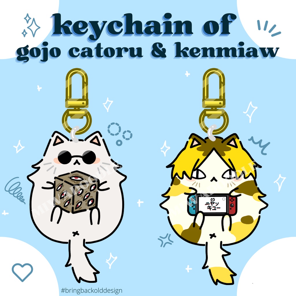 Acrylic Keychain Anime [ gojo catoru (gojo) , kozume kenmiaw (kenma) ]