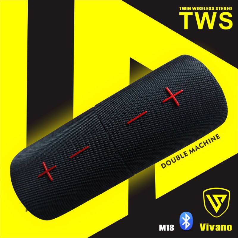 Speaker Bluetooh 2IN1 TWS  VIVANO M18 Wireless Speaker