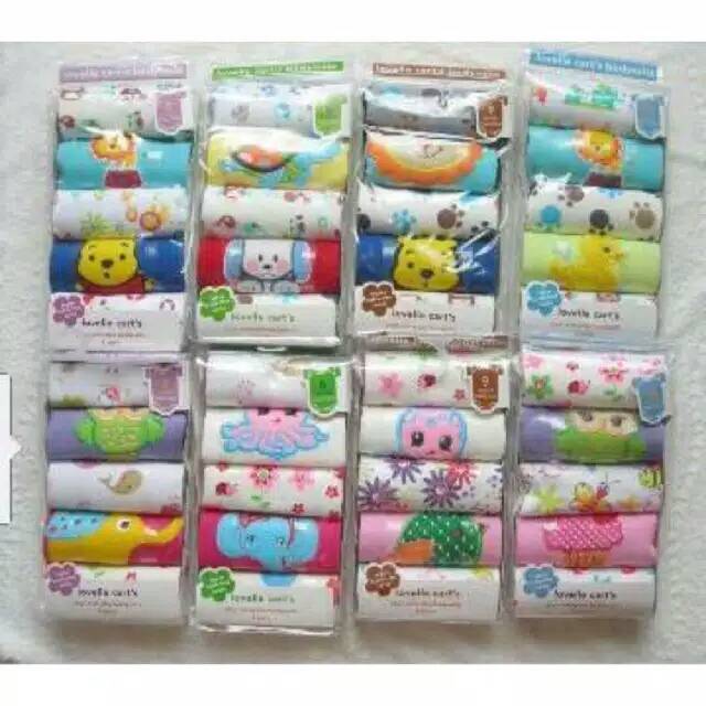 1Pak isi 5PC Jumper Bayi 5 in 1 Lengan Pendek-Baju Kodok Bayi Isi 5 Pc-Jumper 3-12 bulan