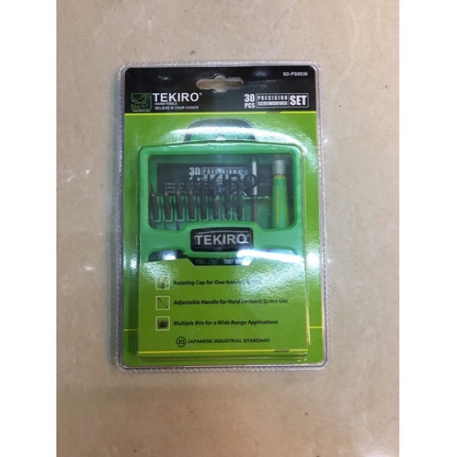 TEKIRO-OBENG SET PRESISI 30PCS // PRECISION SCREWDRIVER SET 30PCS