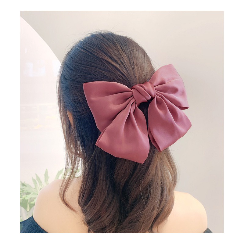 AC002 Jepit Rambut Pita Besar Ribbon Korea