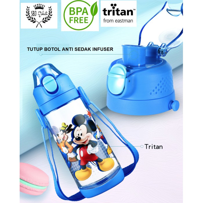 BOTOL MINUM ANAK TRITAN 100% BPA FREE 600 ML INFUSER