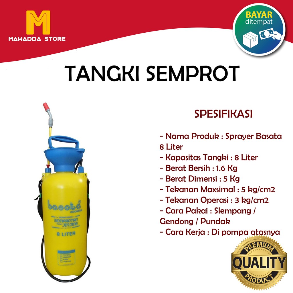 Pressure sprayer Maspion 8 liter semprotan