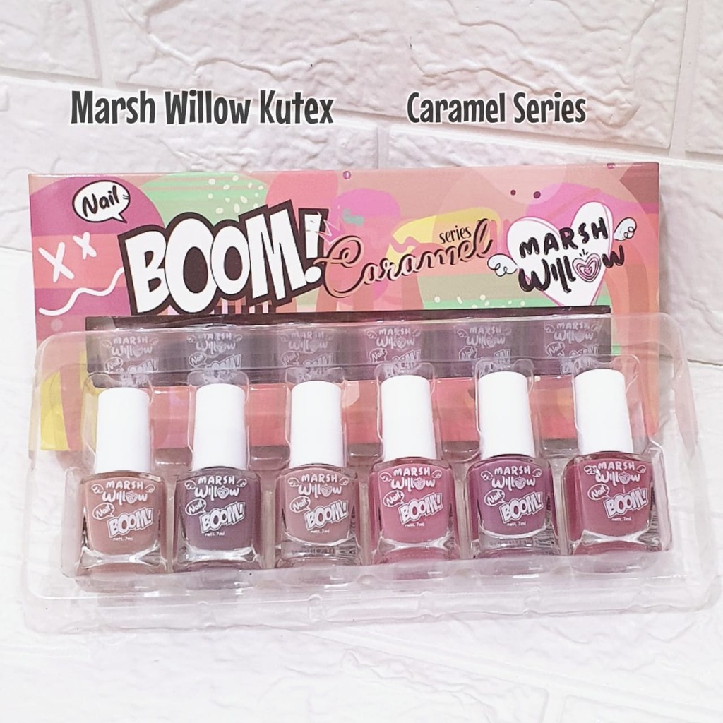 ❤ RATU ❤ Marshwillow Nail Boom Nail Polish Eceran | Kutek Marsh Willow by Nataha Willona ( Bijian ) BPOM✔️