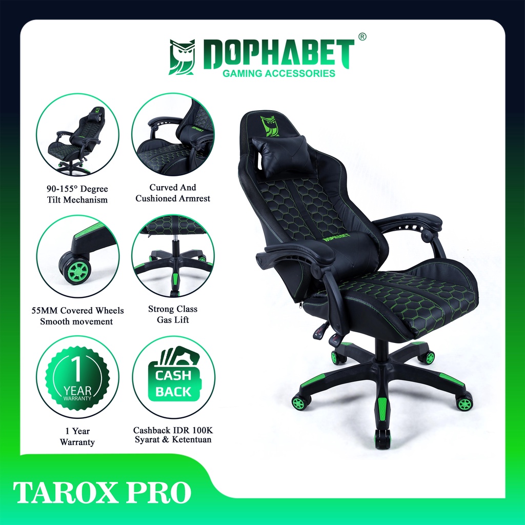 Kursi Gaming Gamers Chaho Gaming Chair Kursi Gaming Hidraulik Hidrolik Kursi Main Game Kursi Gaming Pink Melody Biru Melody-Tarox Pro