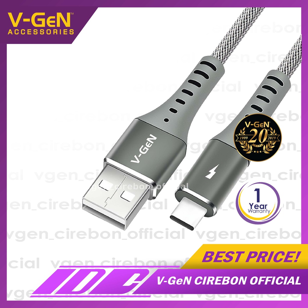 Jual Kabel Data V Gen Fast Charging Type C Ct M Garansi Resmi Shopee Indonesia