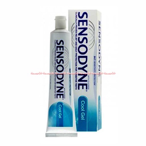 Sensodyne Cool Gel 100g Sensitive Protector Strong Teeth Odol Memperbaiki Gigi Sensitif Untuk Gigi Pasta Gigi Sensitive