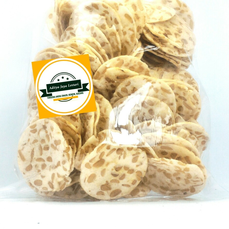 

Keripik Tempe Oven Bulat Mini Sedang - 250 Gram