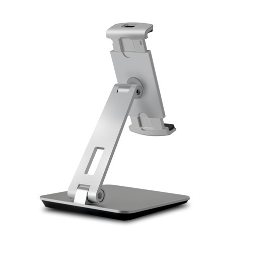 POS Tablet Stand Holder Desktop AP-7X - SILVER [ Alat Kasir Toko / Gudang ]