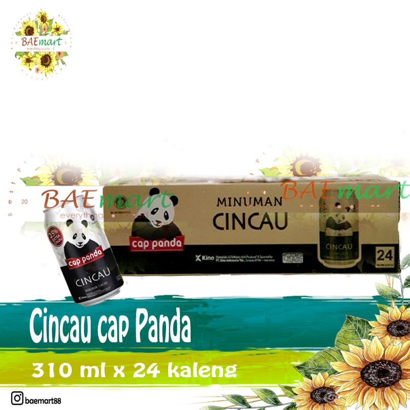 Cincau cap Panda Kaleng per Dus isi 24