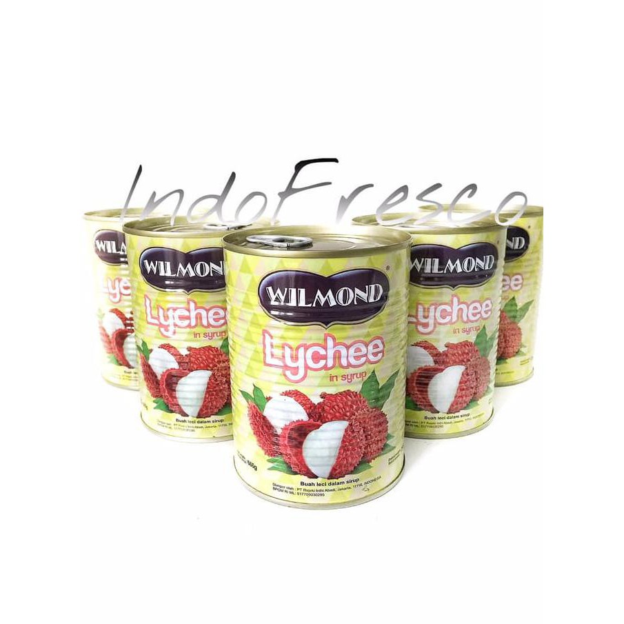 

BEST SELLER Wilmond Lychee Canned- Buah Leci Kaleng 1Dus- KHUSUS GOSEND
