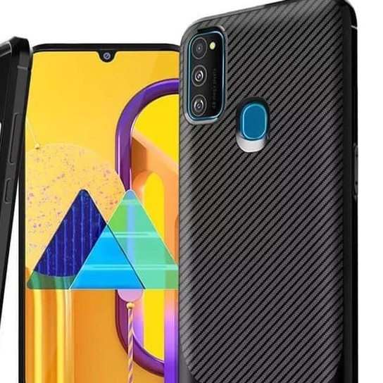 SAMSUNG M10/M20/M30S CASE SOFTCASE FULL CARBON, SLIM FIT FULL KARBON