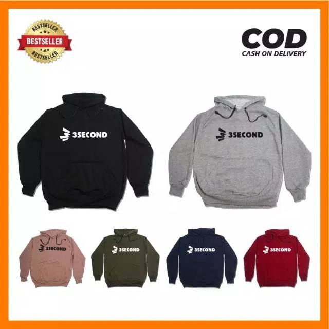 Hoodie Jumper 3Second / Sweater Hoodie Pria / Sweater 3Second / Hoodie 3Second / Sweater Casual