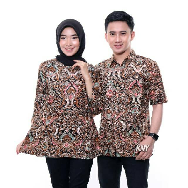 [NEW ARIVAL] WOU BATIK COUPLE ARMINA Ruffle Batik Couple Ori Ndoro Jowi DNT Garansi Termurah - BG074