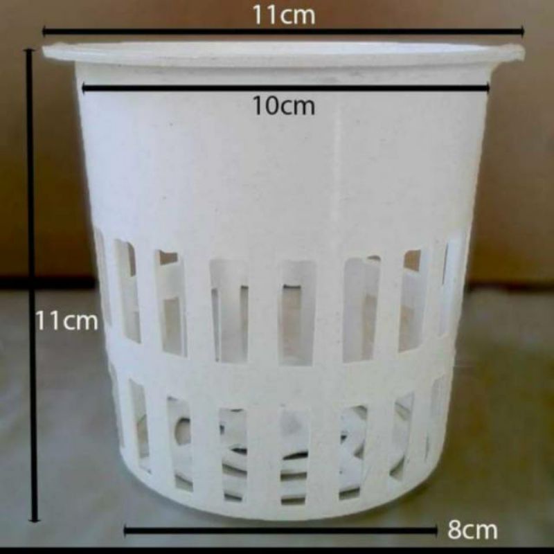 net pot hidroponik 10cm - 10pcs netpot hidroponik dutch bucket