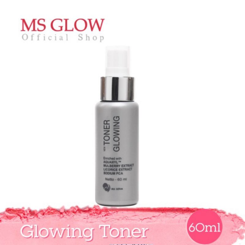 [100% ORI] MS GLOW TONER GLOW (Free gelang)