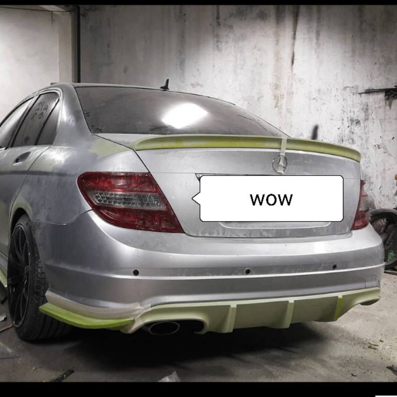 ducktail mercedes benz mercy w204 prefacelift 2008-2012