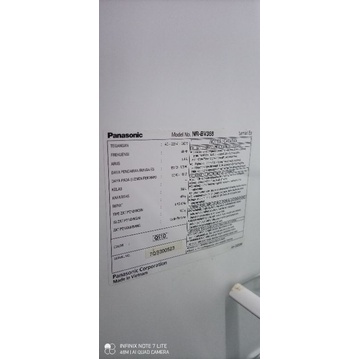 Kulkas Panasonic 2 pintu