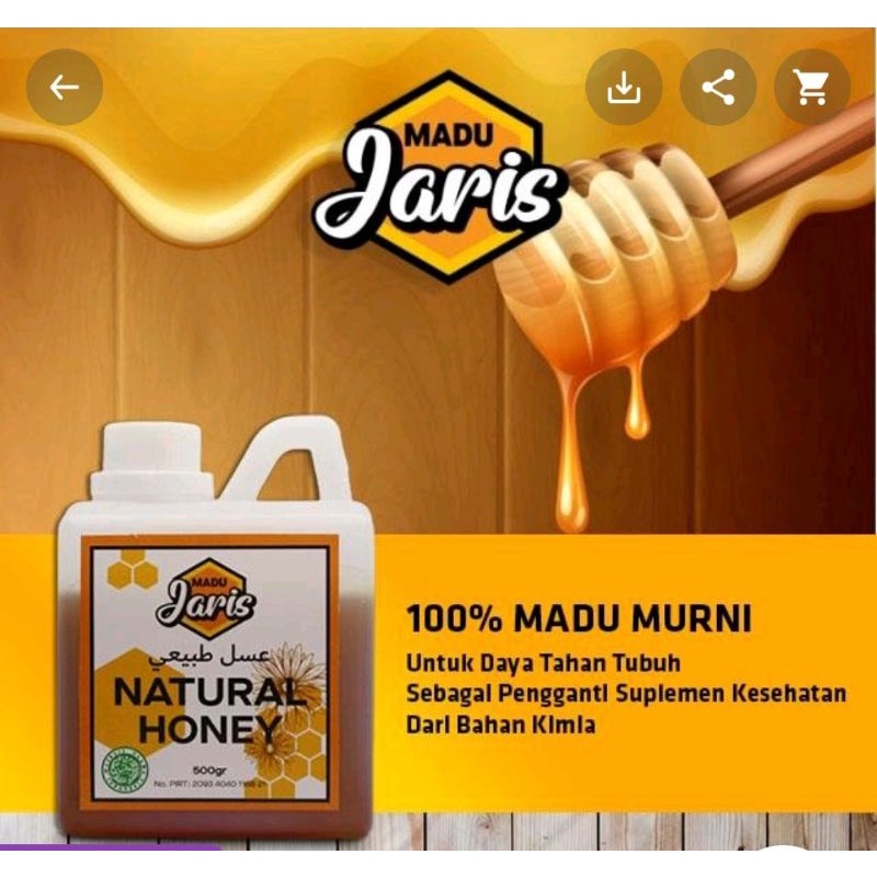 

MADU JARIS (100% Madu Murni)