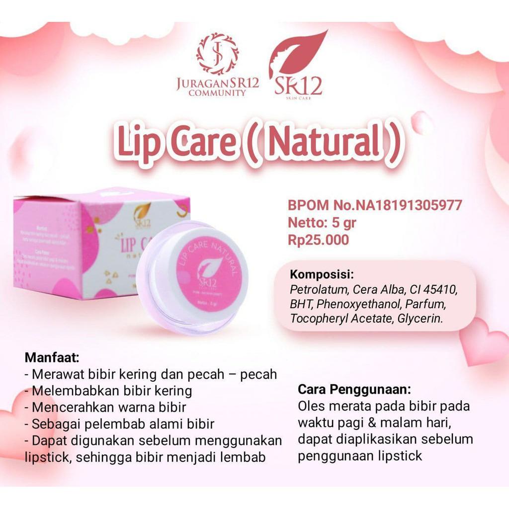 LIP CARE SR12 / PELEMBAB BIBIR / PENCERAH WARNA BIBIR AMAN BPOM