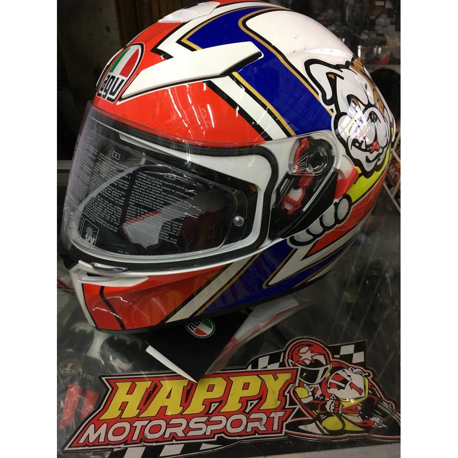 HELM AGV K3SV MARINI 2018 SERIES ORIGINAL ITALY SIZE M L XL DUAL VISOR