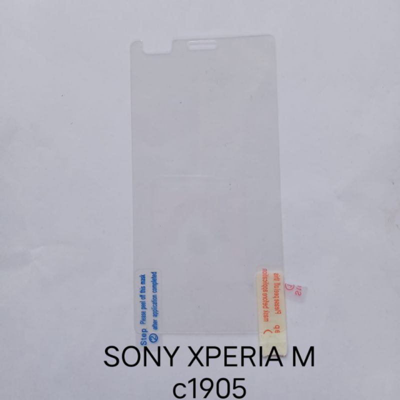 Anti Gores Sony Xperia M C1905 . M2 D2305 M2 Aqua . P LT22i . Sola MT27i . T2 T2 Ultra D5322 XM50H . T3 D5102 D5103 D5106 . V LT25i anti bening anti glare screen guard protector pelindung layar