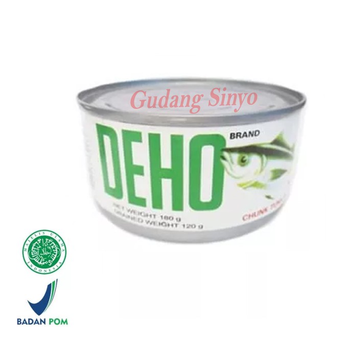 Ikan Tuna Kaleng Bitung / DEHO Tuna in Oil 180 gr