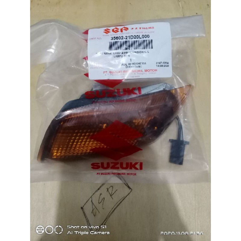 lampu sen sein riting satri 120 ru lumba depan kiri original