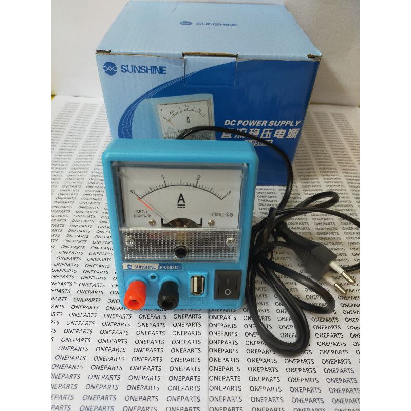 TOOLS POWER SUPPLY MINI SUNSHINE P-0503C 3 AMPERE 5 VOLT