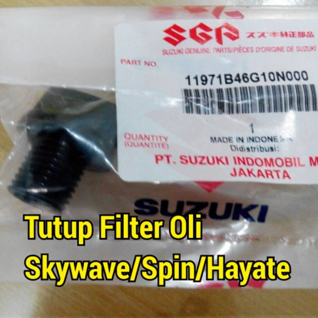 Tutup filter oli Spin/Skywave/Hayate