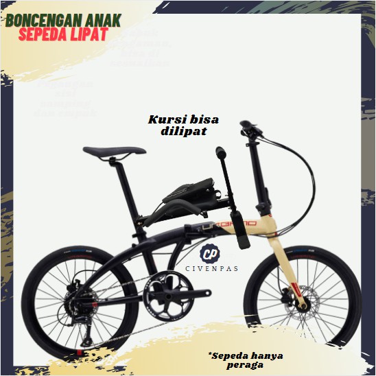 Kursi Boncengan Sepeda Lipat Mtb Mini Exotic Untuk Anak Depan Belakang