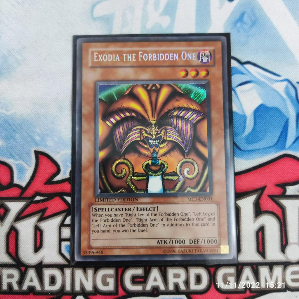 yugioh exodia the forbidden one MC1 secret rare original