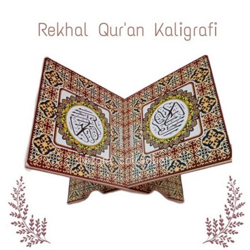 meja lipat qur'an/rekhal qur'an/alas qur'an/rekhal batik