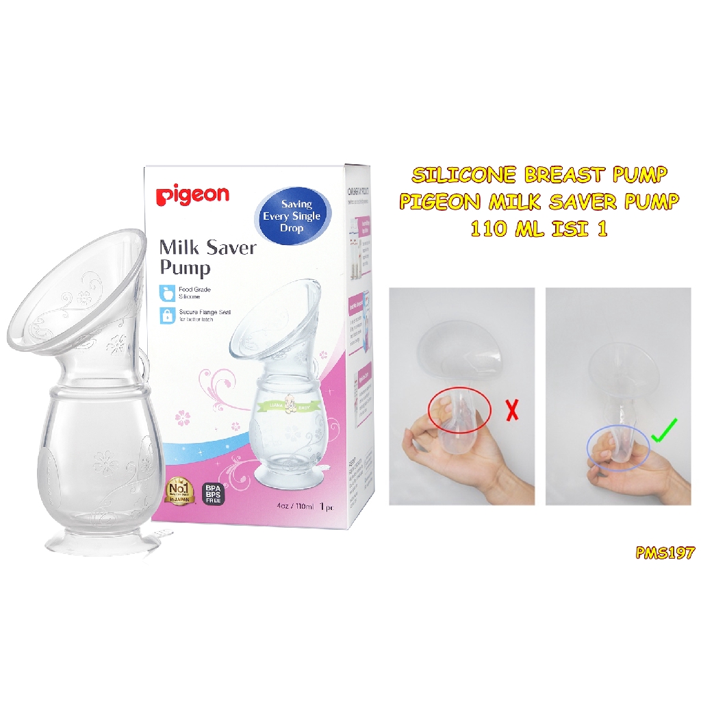 PMS197 SILICONE BREAST PUMP PIGEON MILK SAVER PUMP