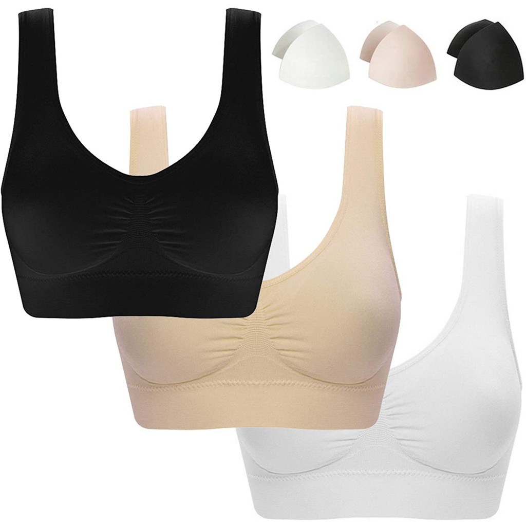 Takarai GENIE BRA CLASSIC Bra Tanpa Kawat Teknologi Jepang l 3pcs Bra Genie Classic Impor Jepang Original dengan Kode Track } Katun Tanpa Kawat