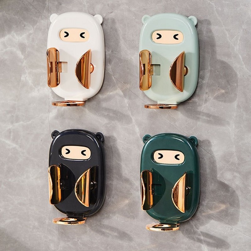 Rak Holder Sikat Gigi Elektrik Retractable Anti Gravitasi Untuk Kamar Mandi