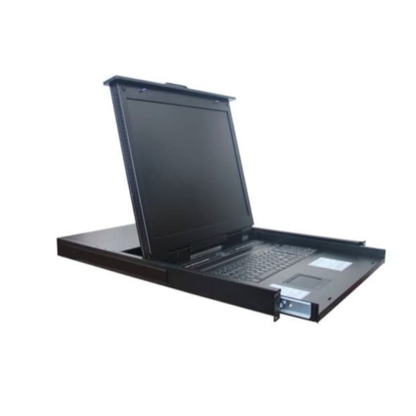 LKVM-8 - KVM with 19&quot; LED display 8port UTP-PS2/USB