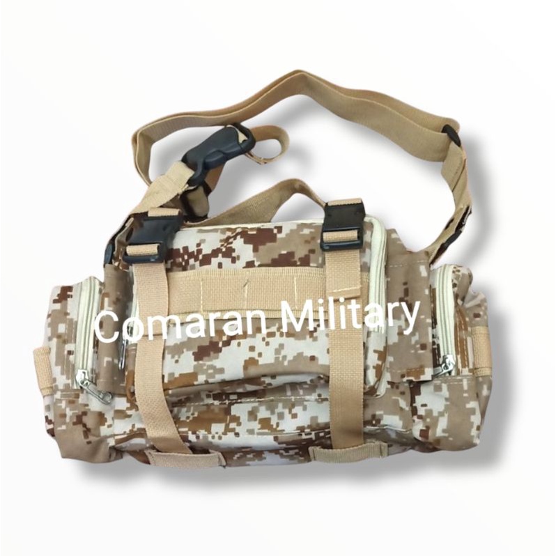TAS SELEMPANG LORENG DISERT / TAS SAMPING ARMY LORENG GURUN