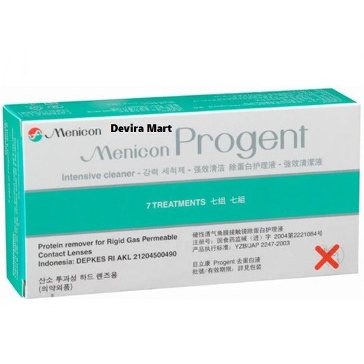 Menicon Progent Intensive Cleaner Protein Cairan Pembersih Intensif Lensa RGP Soflens Menikon Progen