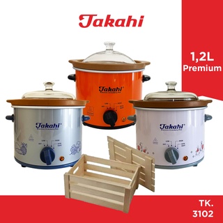 PALET KAYU Takahi Slow Cooker 1.2 Liter Premium