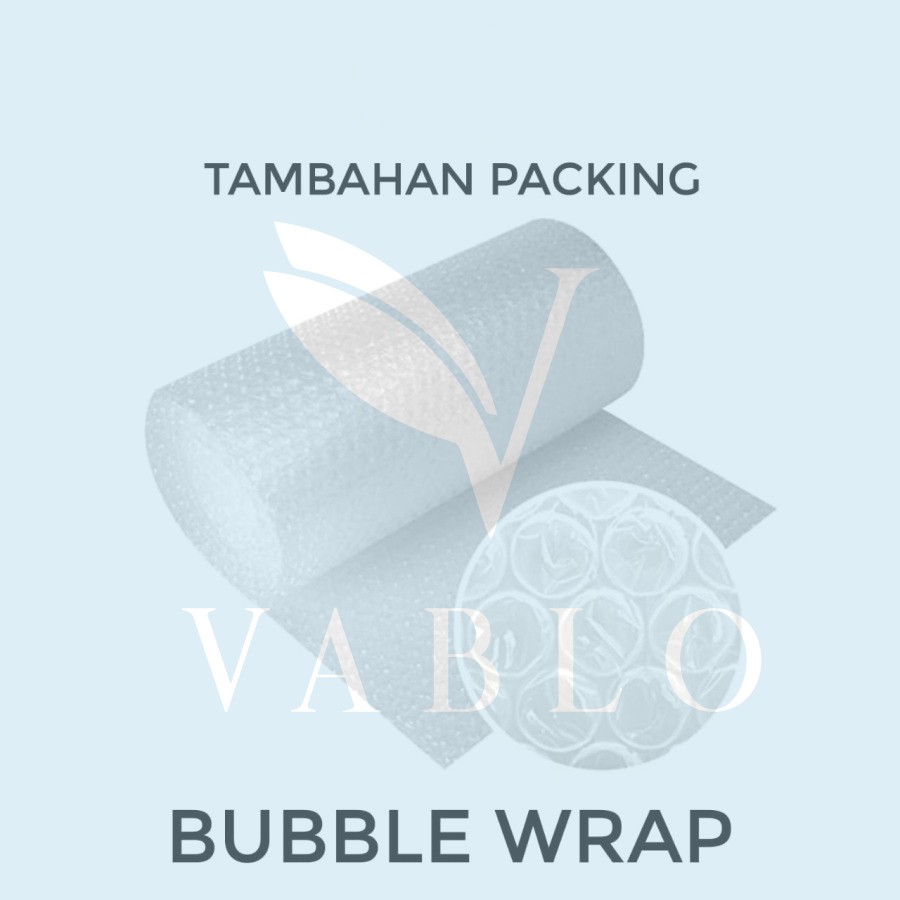 

Tambahan packaging dengan bubble wrap