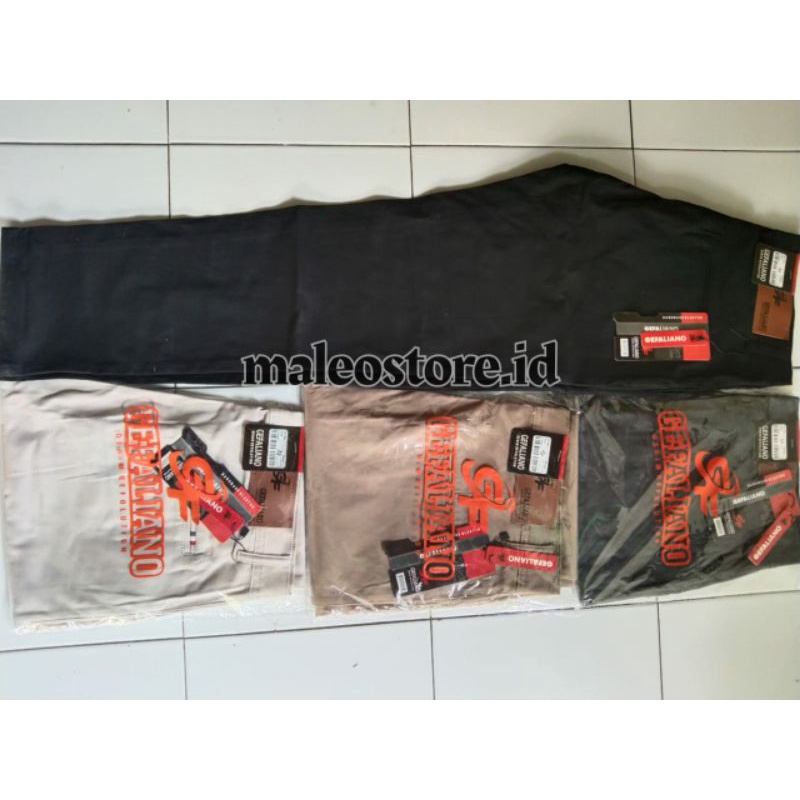 CELANA CINO Panjang Pria SIZE NORMAL Slimfit KERJAHARIAN Santai Casual Formal Hitam Abu Cream Mocca