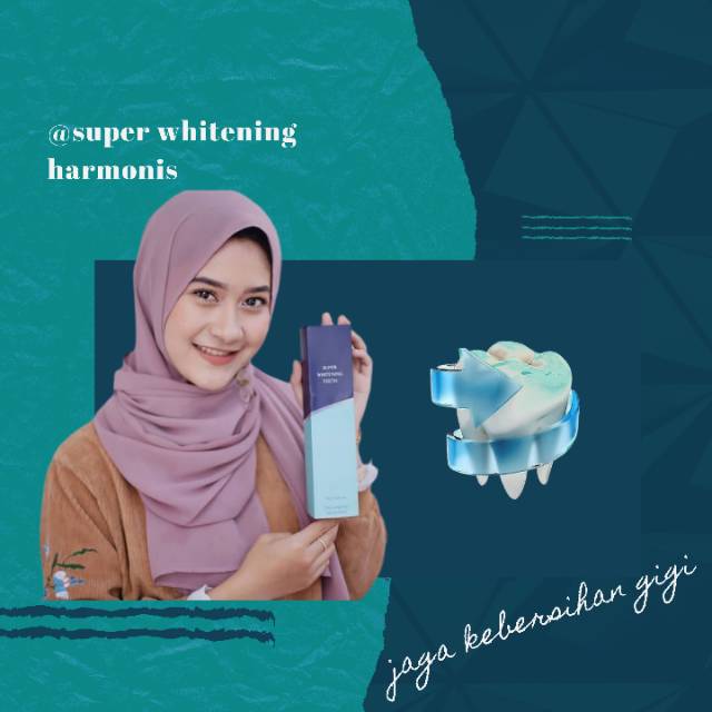 Super whitening teeth