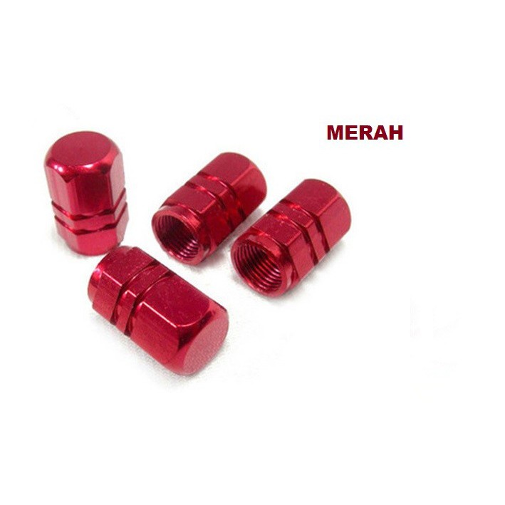 Penutup Pentil Ban Mobil Bahan Metal Isi 4pcs - PMB001