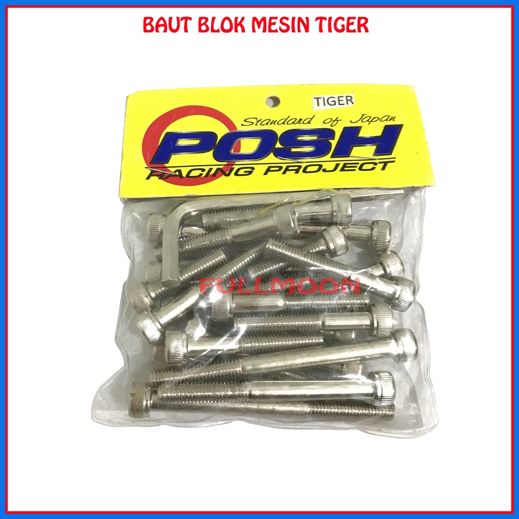 BAUT BLOK MESIN TIGER SATU SET