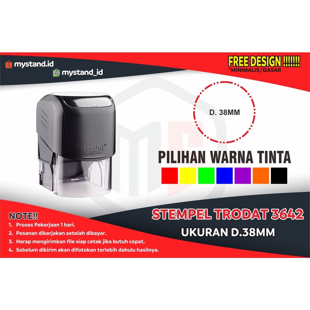 

STEMPEL CUSTOM TRODAT PRINTY 3642, STEMPEL BULAT, STEMPEL NOTARIS, STEMPEL LOGO, STEMPEL PERUSAHAAN
